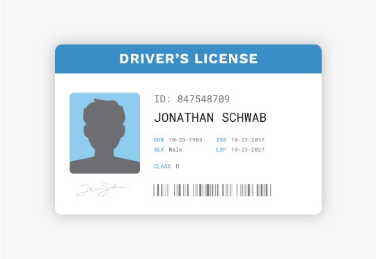 california driver's license