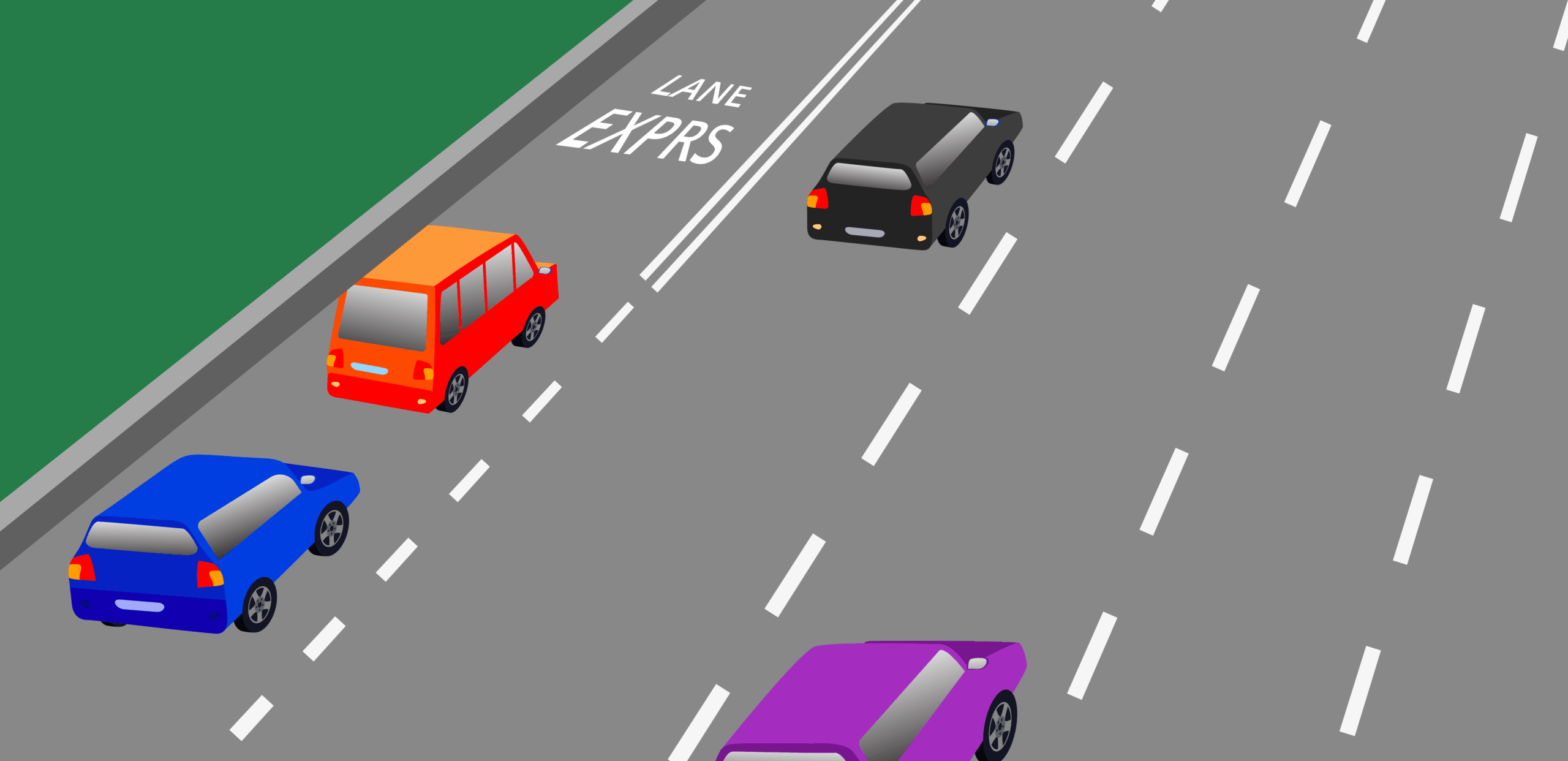 Carpool Entry/Exit Zones