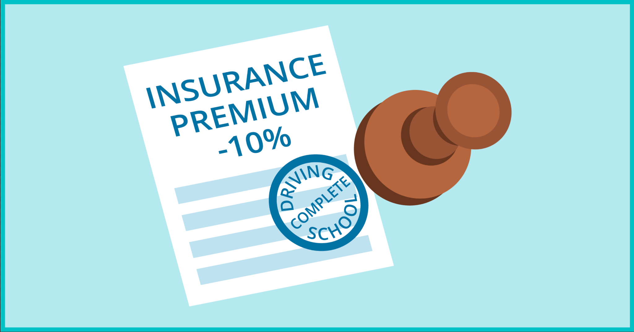 Completing driving school can reduce your insurance premiums by as much as 10%